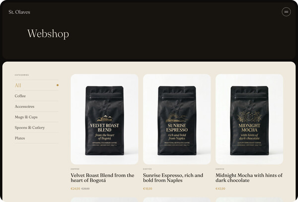 Pagewize webshop